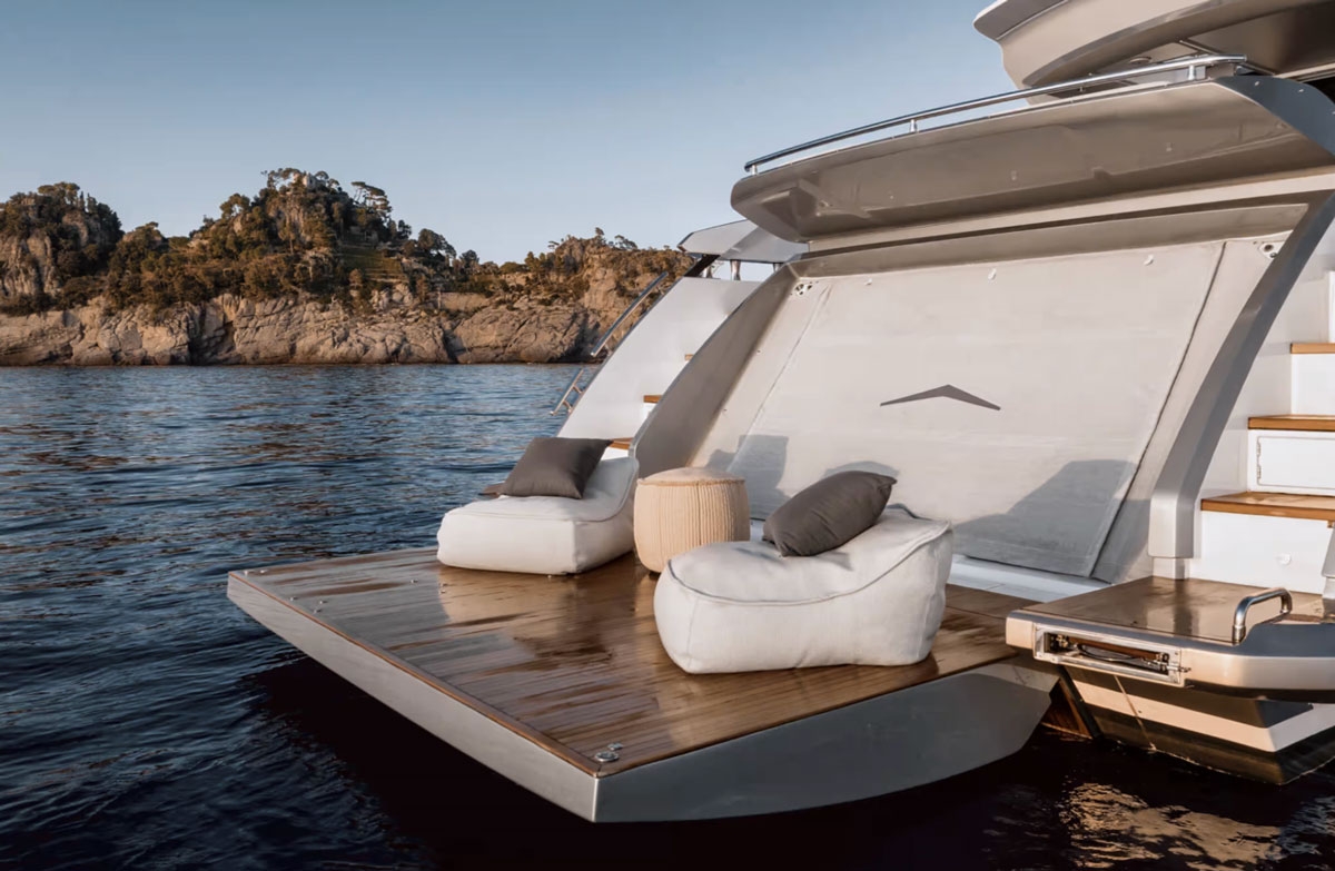 Przestronny beach club inspirowany rozwiązaniami z jednostek superyacht